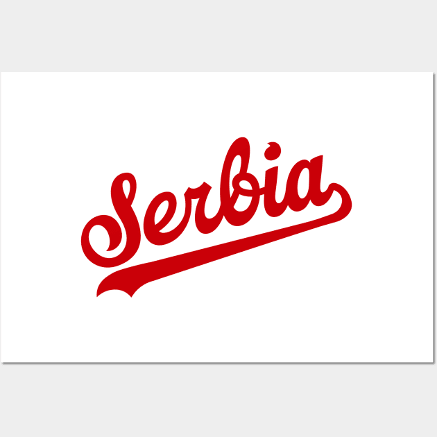 Serbia Wall Art by lounesartdessin